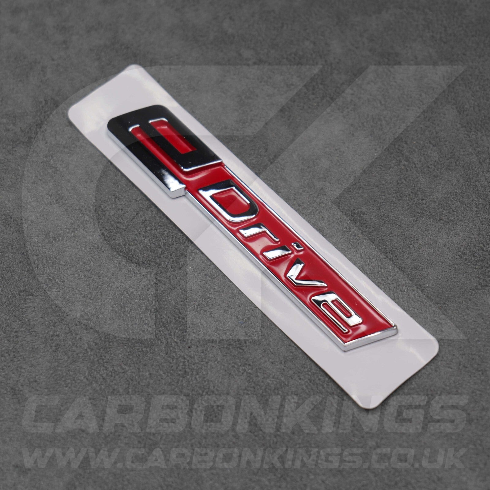 BMW Red & Silver eDrive Rear Emblem Boot Badge Logo BMW i3 i3s i8 iX Electric
