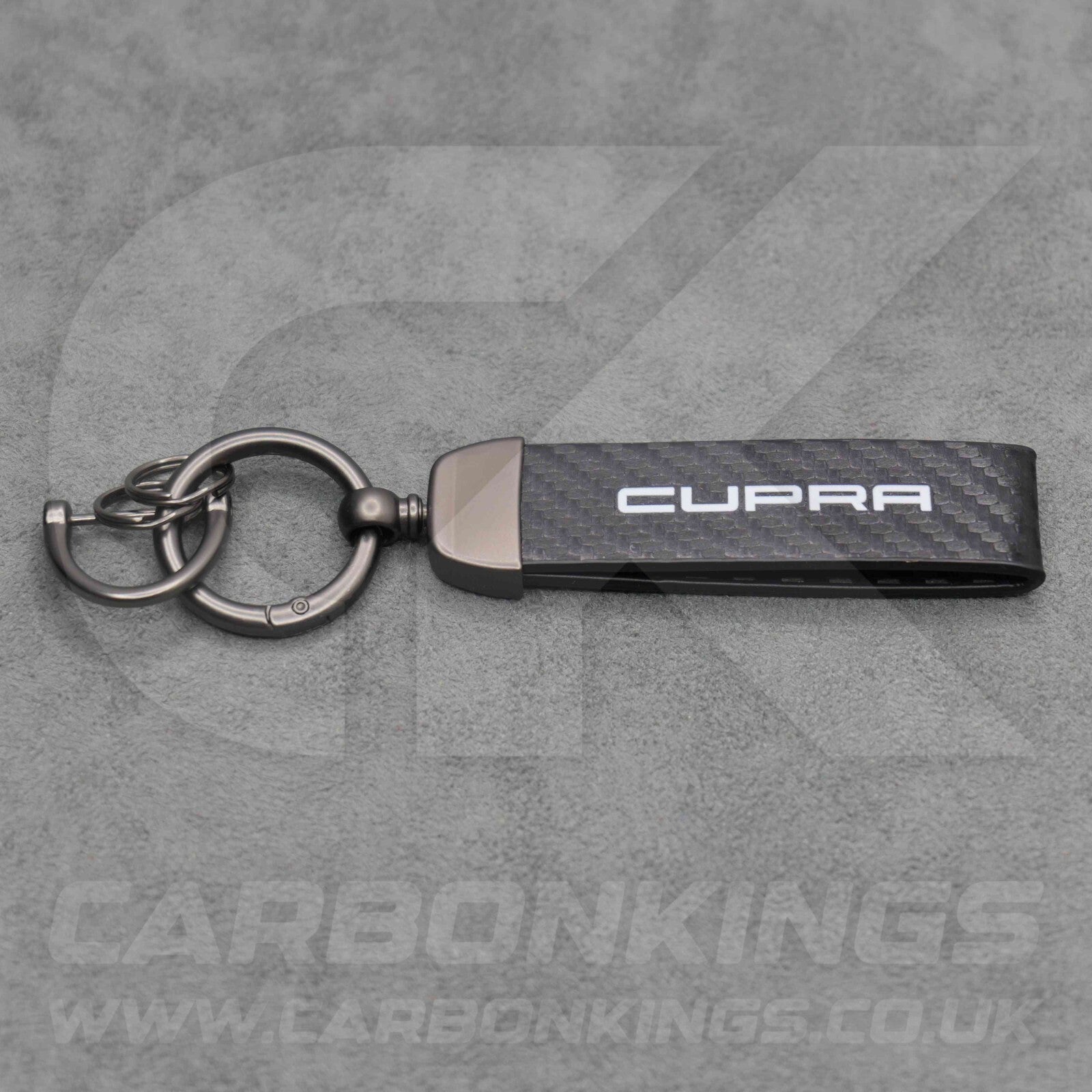 CUPRA Carbon Fibre Key Ring Chain VZ Born Ateca Leon Formentor Tavascan Terramar