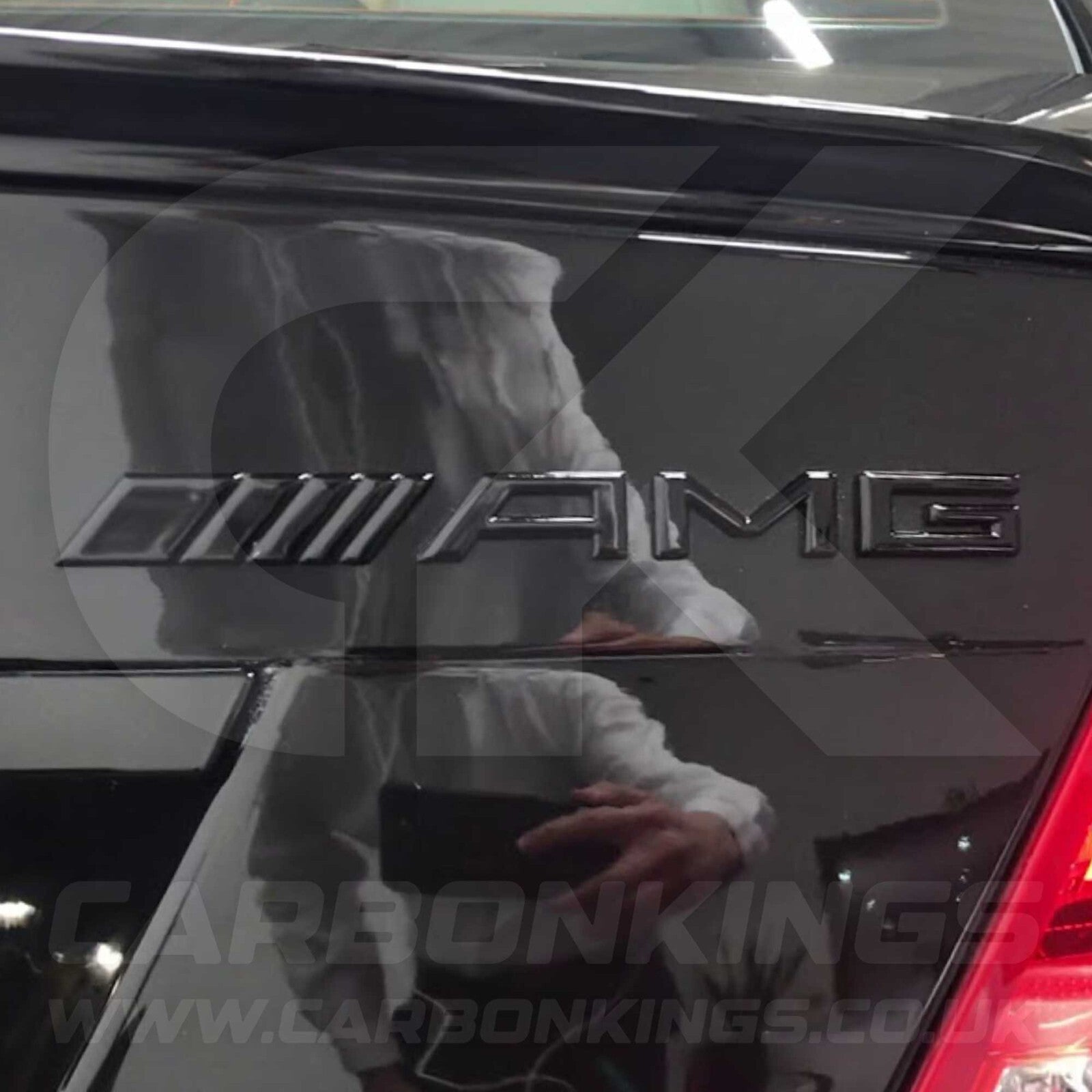 Mercedes Gloss Black AMG Boot Badge Letters C43 C63 E43 E63 A35 A45 S43 S63 GLC
