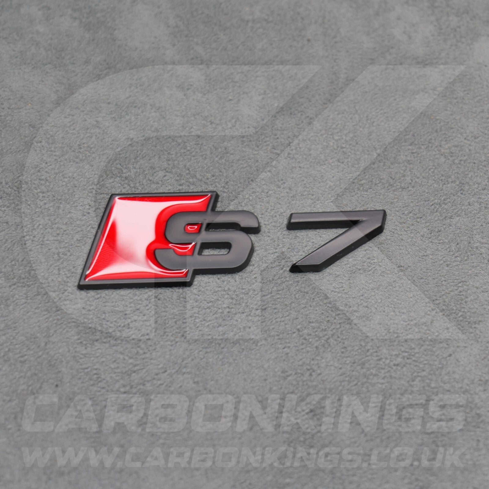 Audi S7 Matte Black Boot Rear Badge Letters Logo Emblem S 4G8 4K8