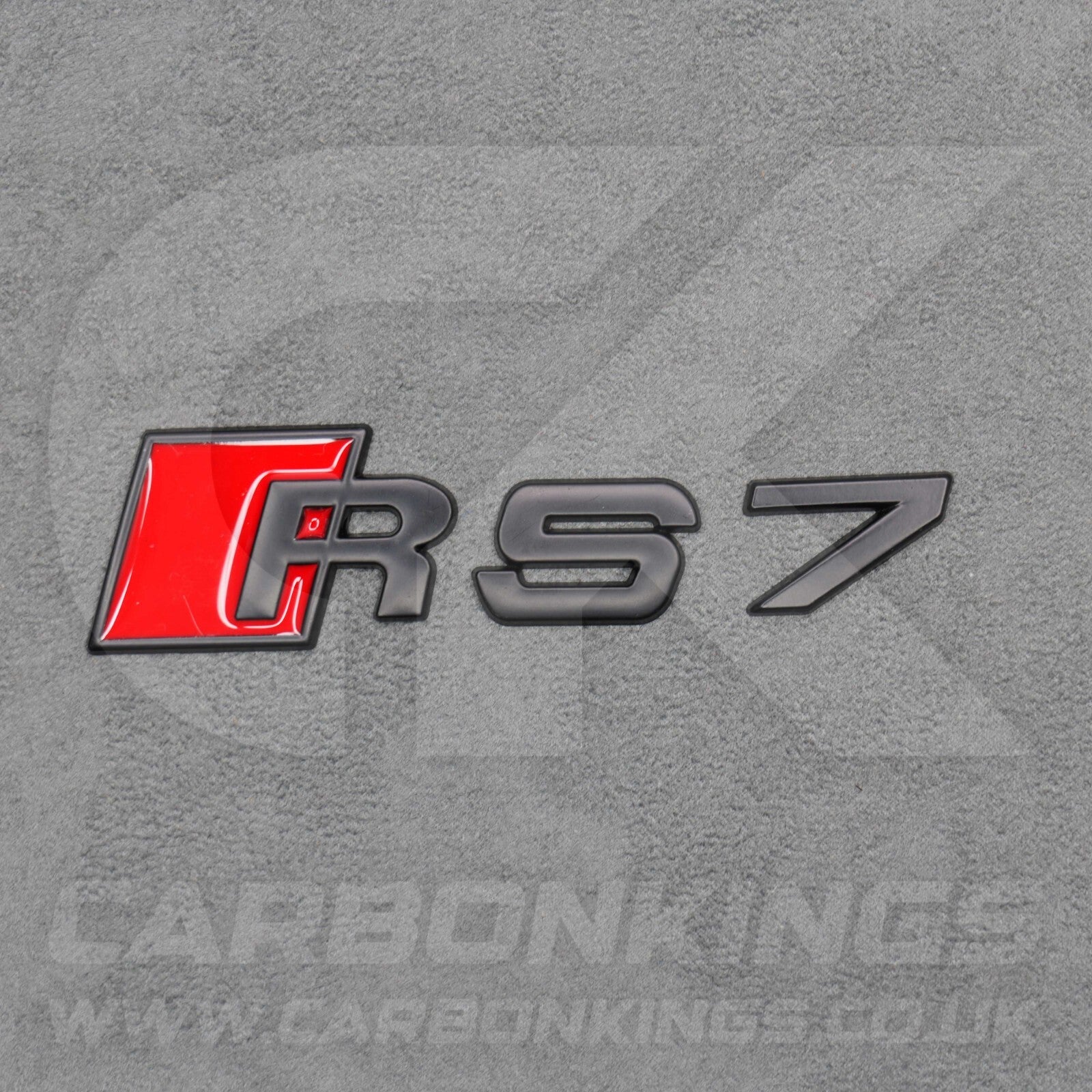 Audi RS7 Matte Black Boot Rear Badge Letters Logo Emblem S 4G8 4K8