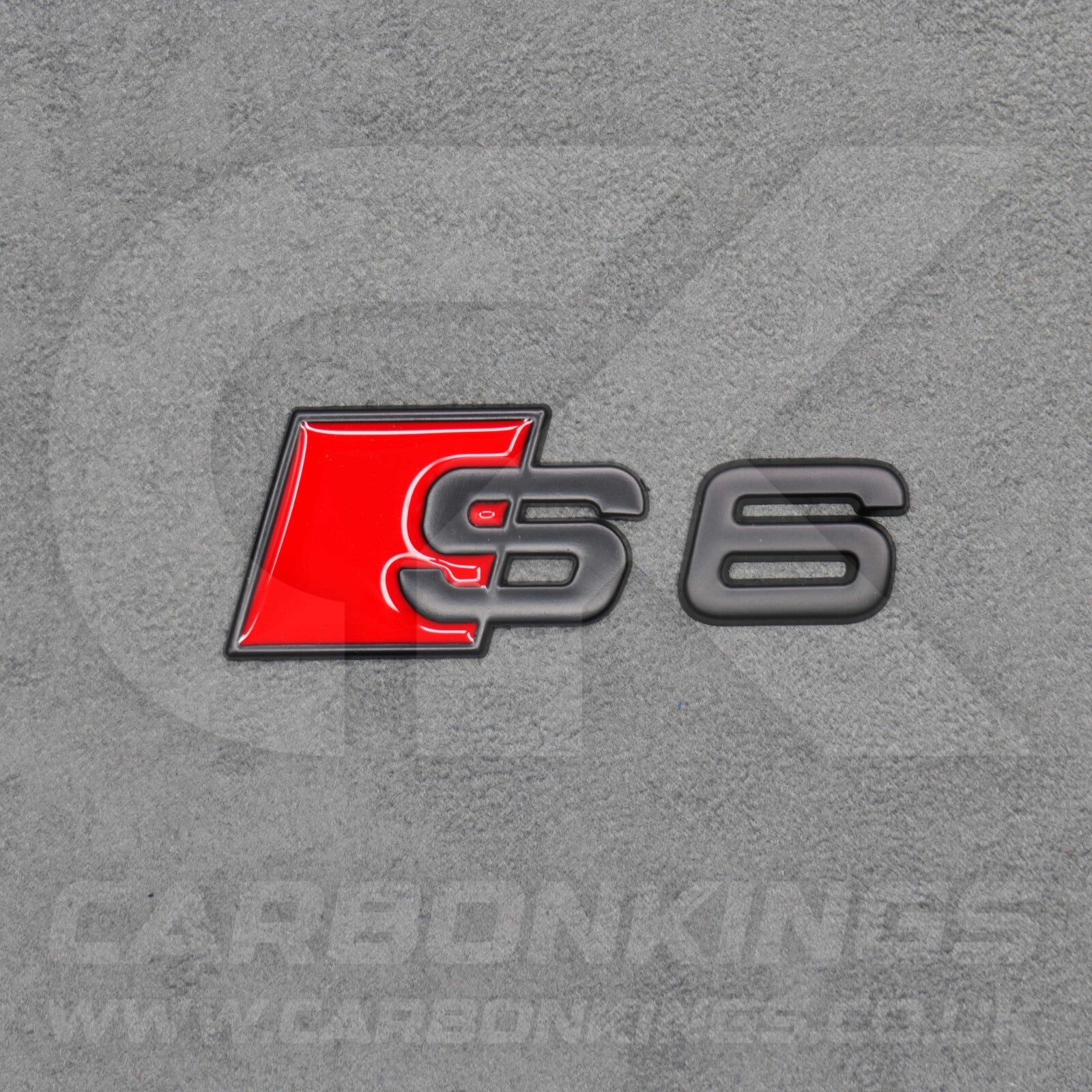 Audi S6 Matte Black Boot Rear Badge Letters Logo Emblem C4 C5 C6 C7 C7.5 C8