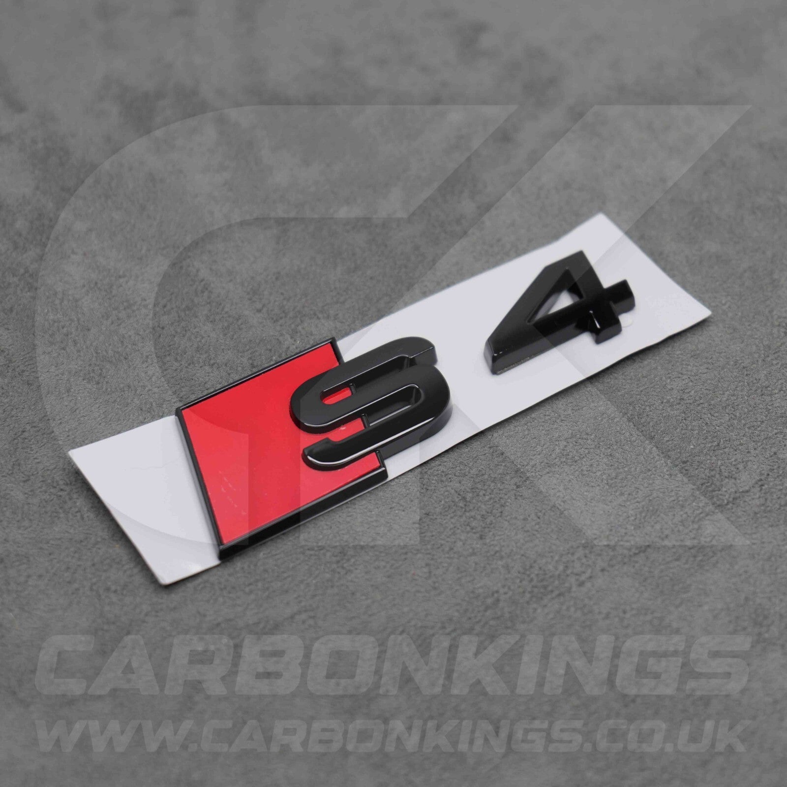 105 x 36mm Audi S4 Gloss Black Boot Rear Badge Letters Logo Emblem S 8L 8P 8V 8Y