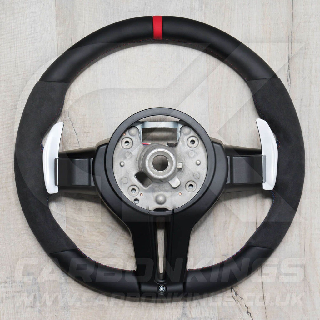 BMW Alcantara M Sport Red Steering Wheel 1 2 3 4 X1 X3 X4 X5 X6 M2 M3 M4 F80 +
