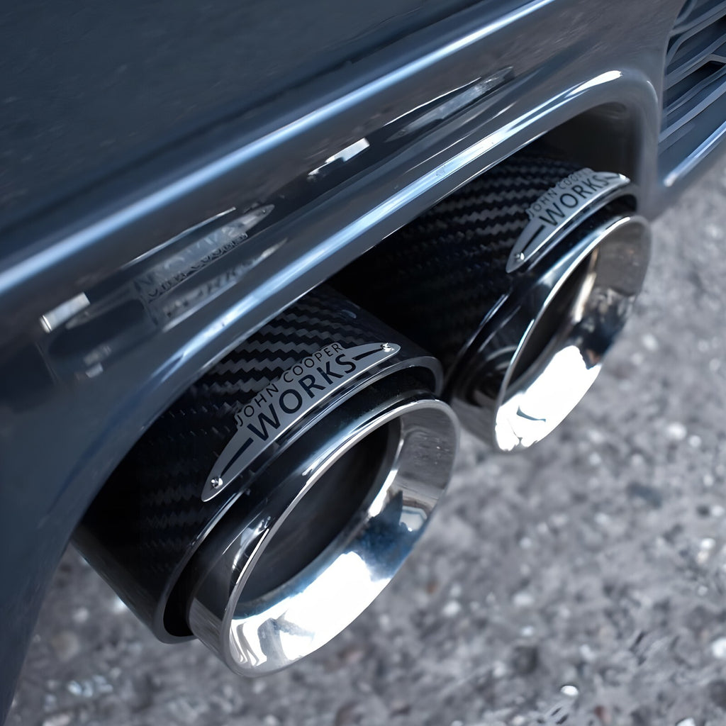 85mm Mini JCW Carbon Fibre Exhaust Tip F54 F55 F56 F57 F60 R55 R59 Cooper S SD