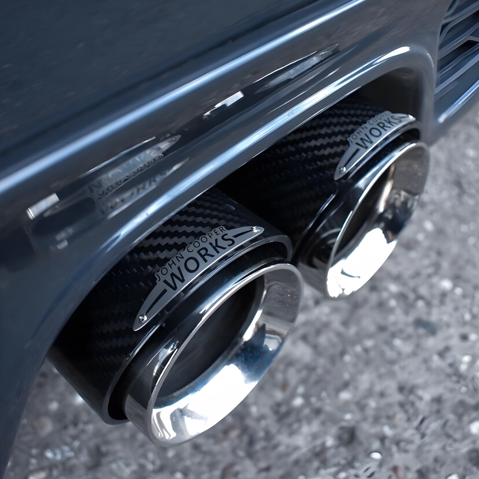 85mm Mini JCW Carbon Fibre Exhaust Tip F54 F55 F56 F57 F60 R55 R59 Cooper S SD