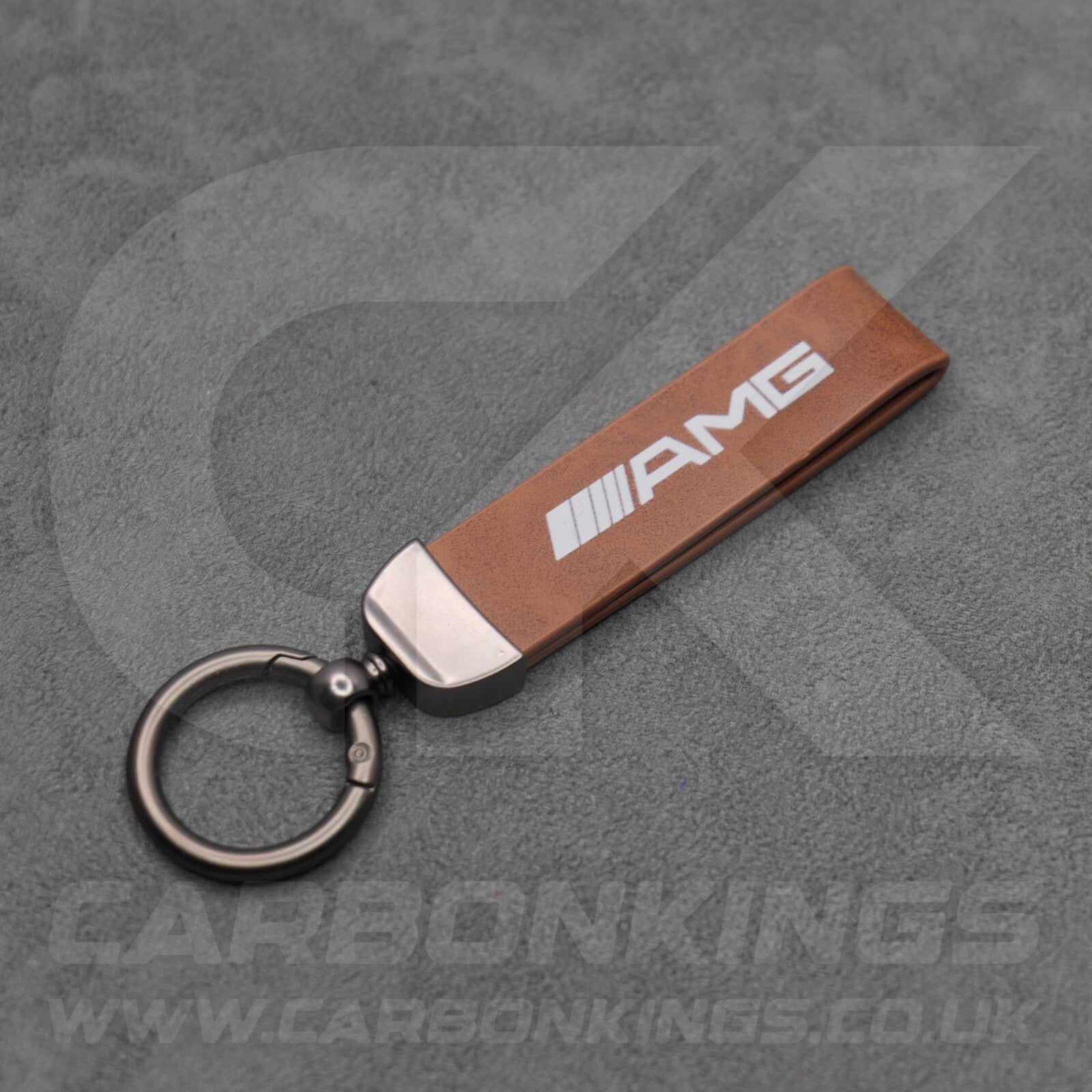 Mercedes AMG Leather Key Chain Ring Car Keys A35 A45 C43 C63 E53 E63 S63 A C E S
