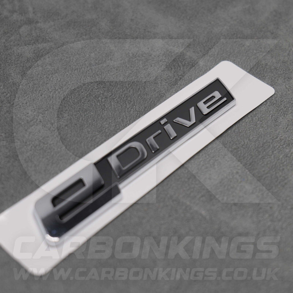 BMW Silver & Black eDrive Rear Emblem Boot Badge Logo BMW i3 i3s i8 iX Electric