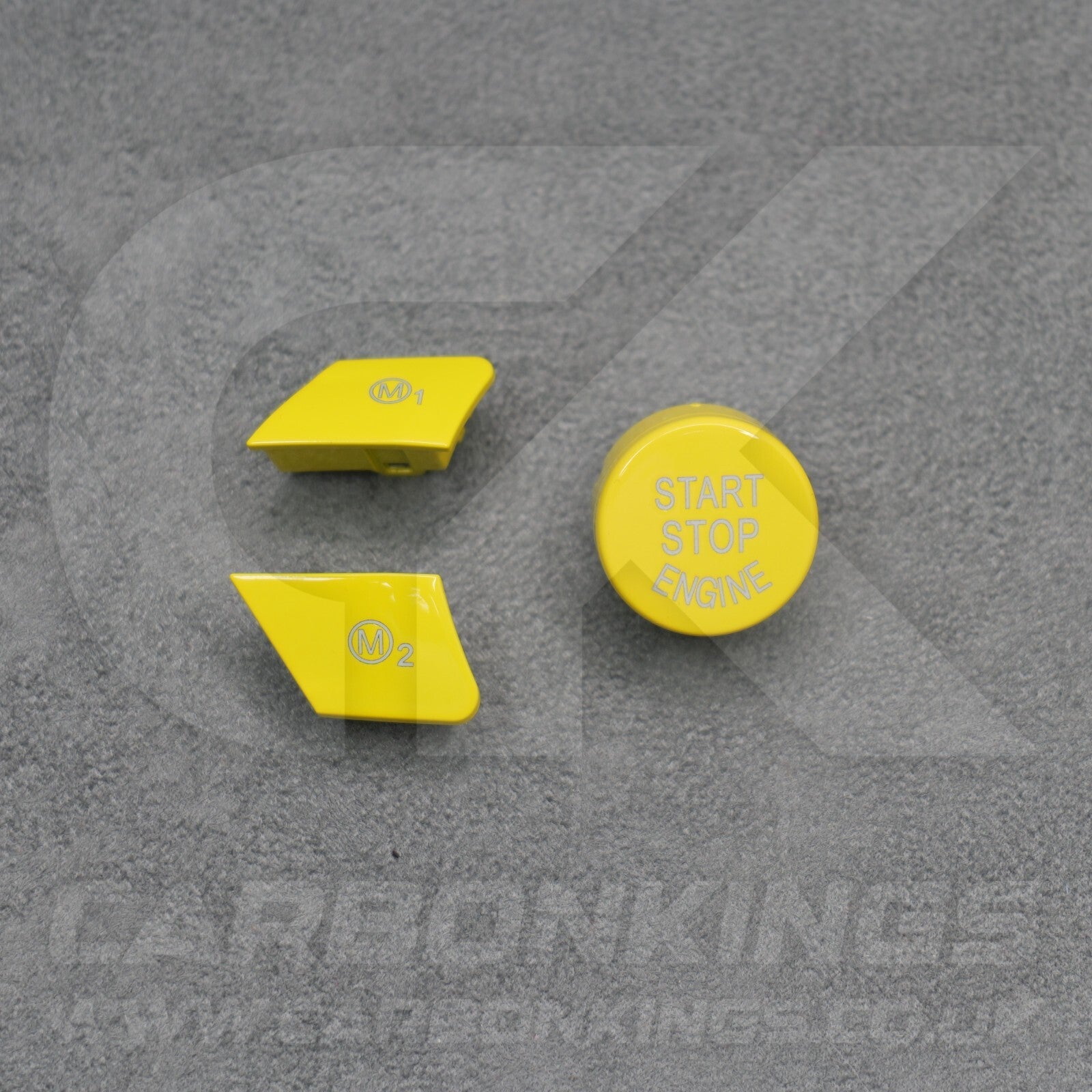 Yellow M1 M2 & Start Buttons Set for BMW M2 M3 M4 M5 M6 X5M F80 F82 F83 F85 F87