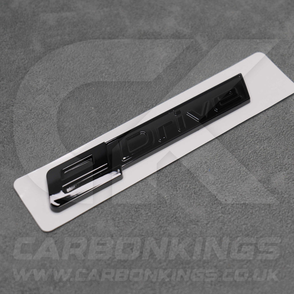 BMW Gloss Black eDrive Rear Emblem Badge Logo BMW i3 i3s i8 iX Electric