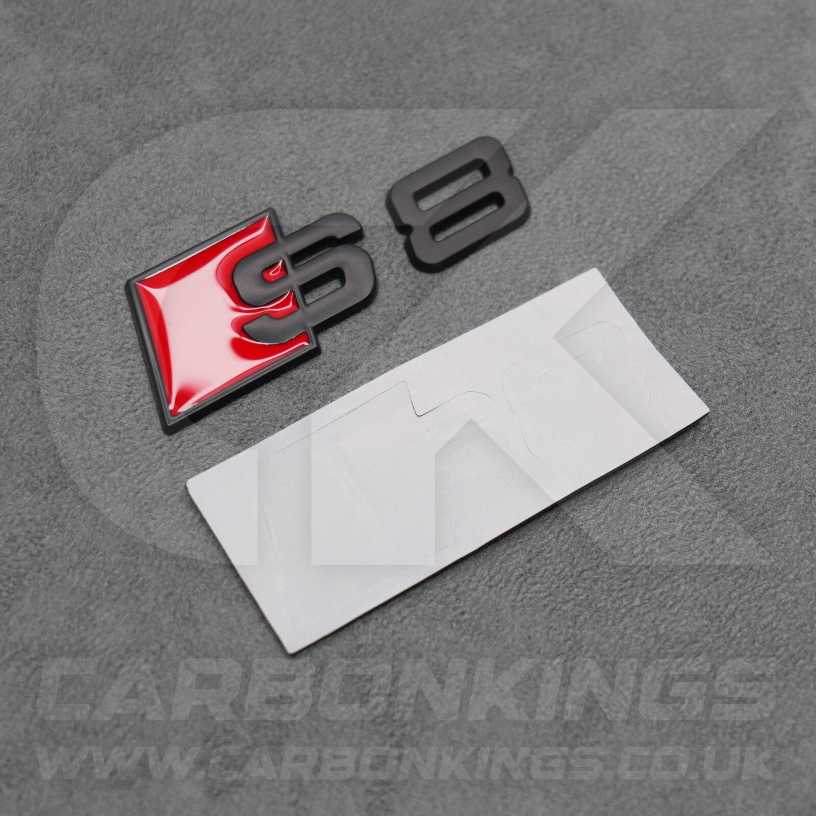 Audi S8 Matte Black Boot Rear Badge Letters Logo Emblem S D2 D3 D4 D5