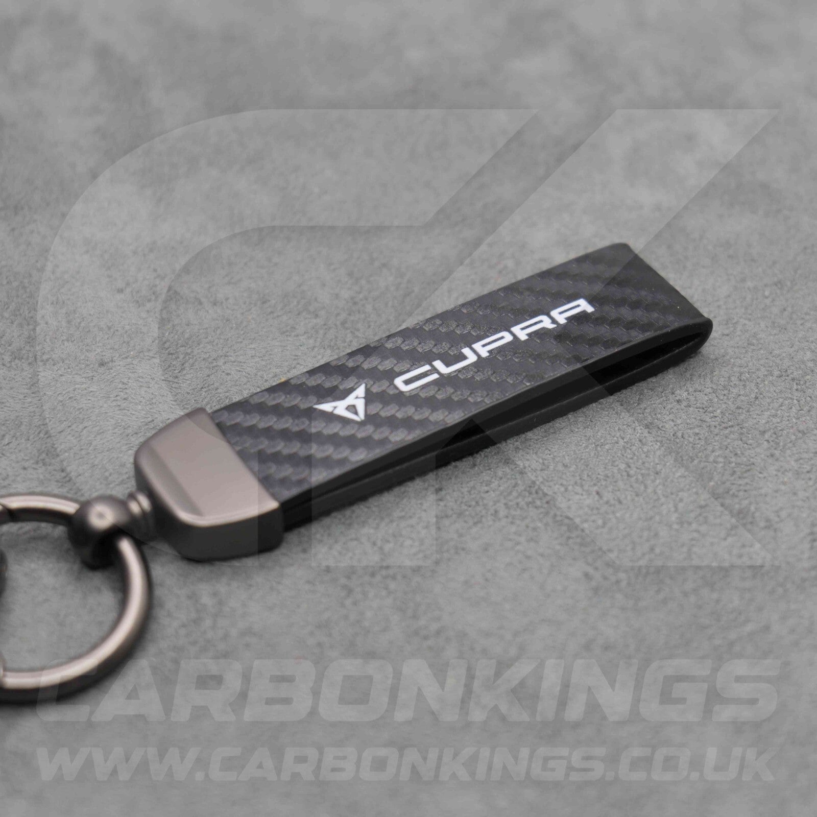 CUPRA Carbon Fibre Key Ring Chain VZ Born Ateca Leon Formentor Tavascan Terramar