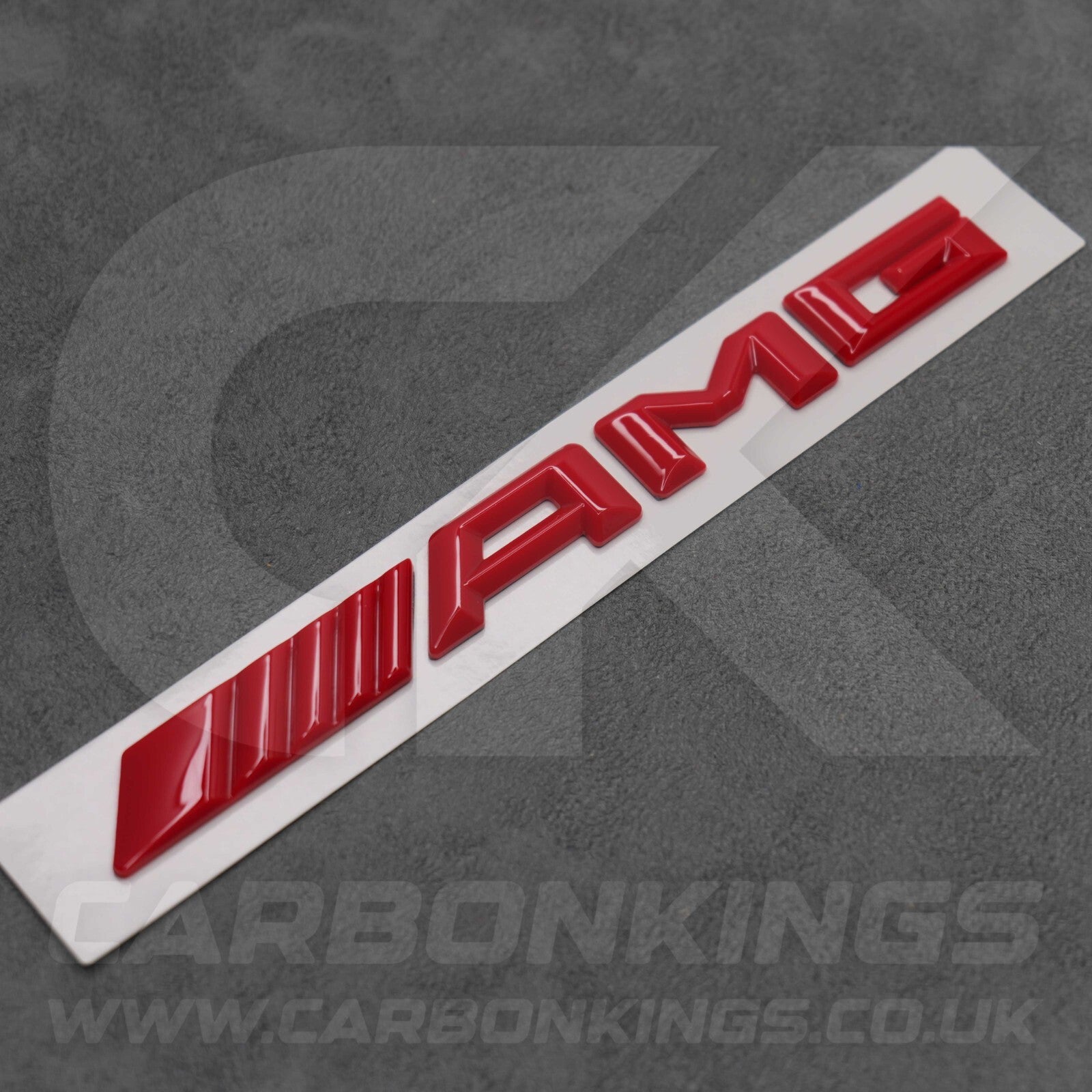 Mercedes Gloss Red AMG Boot Badge Letters C43 C63 E43 E63 A35 A45 S43 S63 GLC