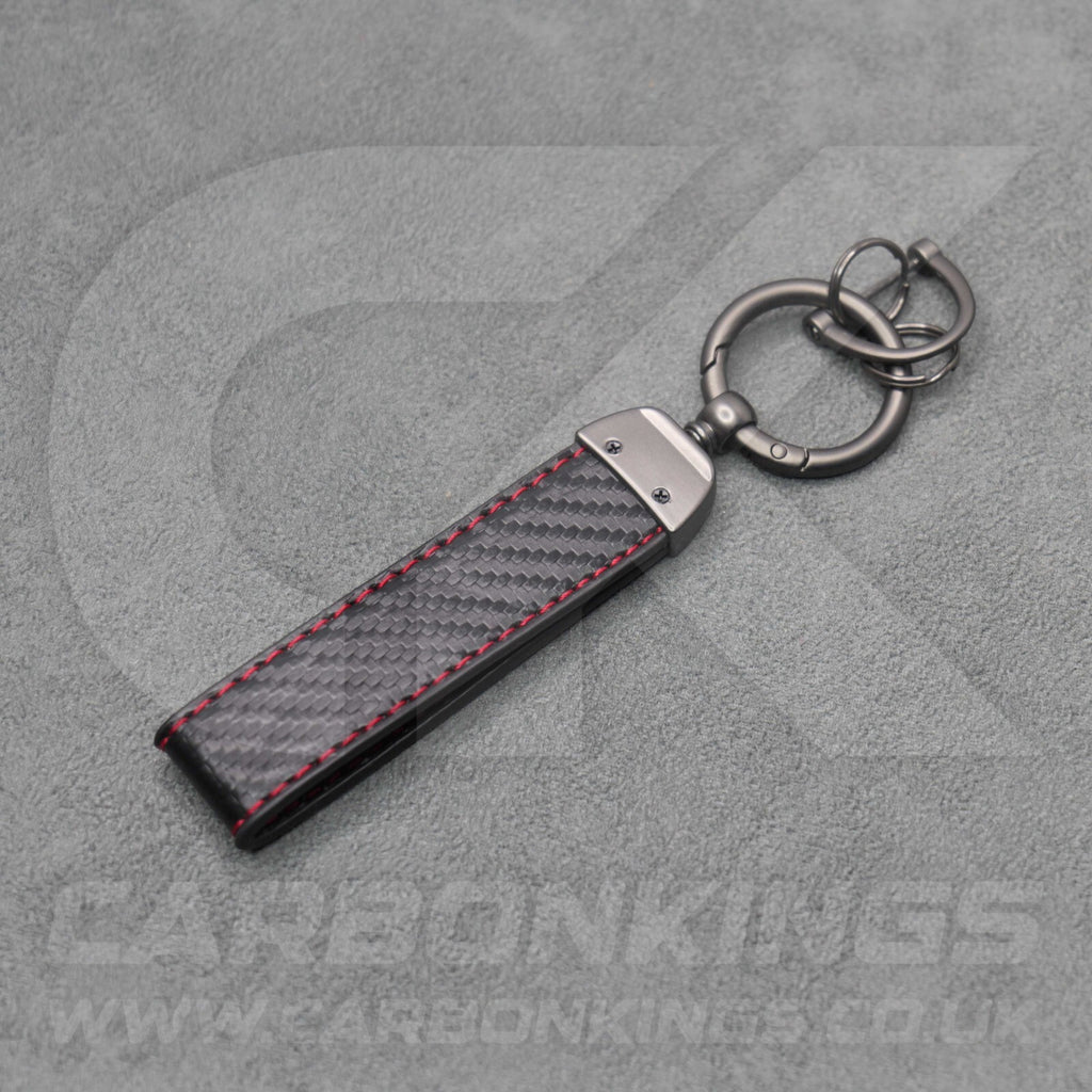 Ford ST Carbon Fibre Car Key Ring Chain Focus Fiesta Puma Premium & Durable
