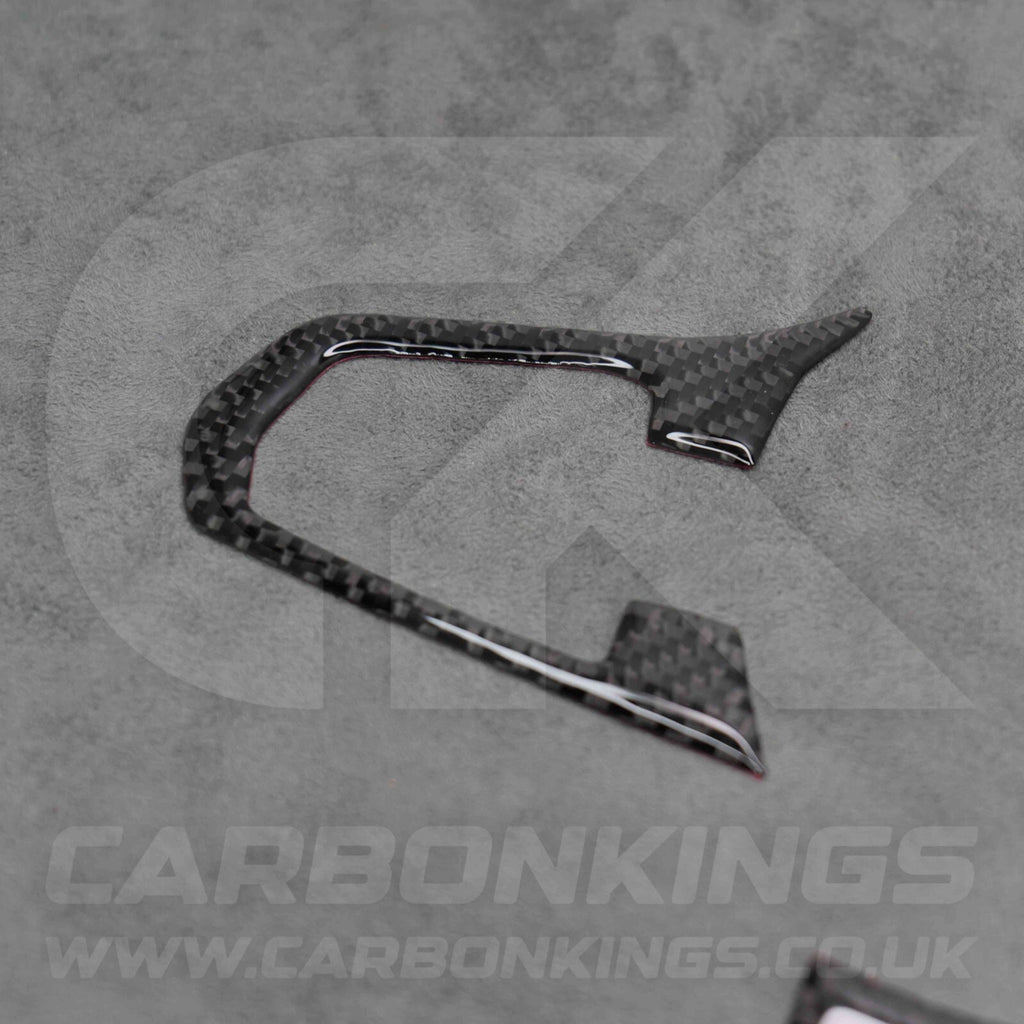 Carbon Fibre Style Steering Wheel Trims for BMW 5 Series G30 G31 G01 G38 X3