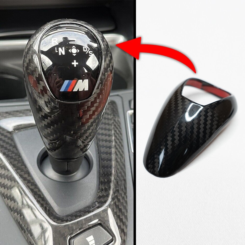 Carbon Fibre Gear Knob & Surround Trims for BMW F80 M3 M2 F87 F82 M4 F10 M5 X5M