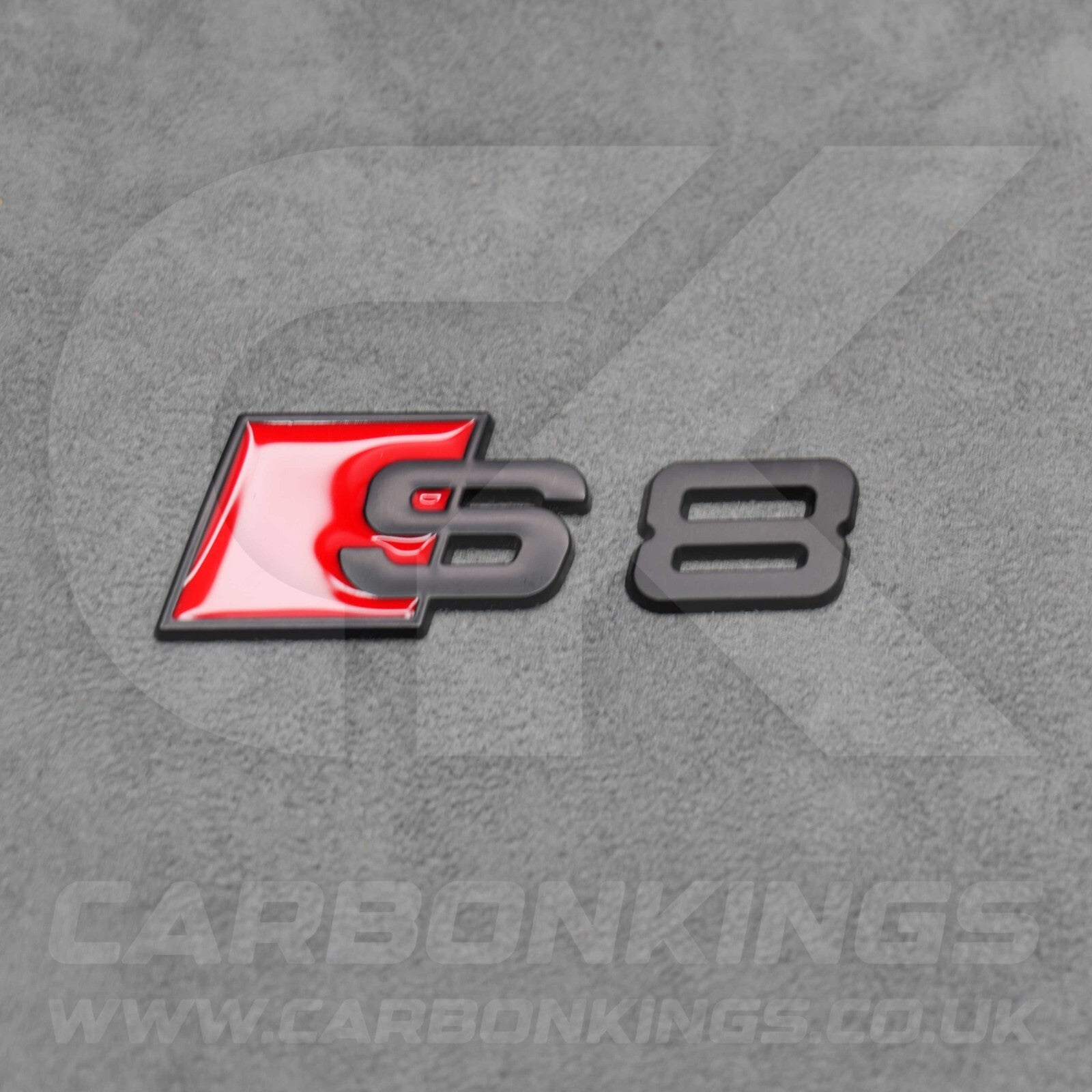 Audi S8 Matte Black Boot Rear Badge Letters Logo Emblem S D2 D3 D4 D5