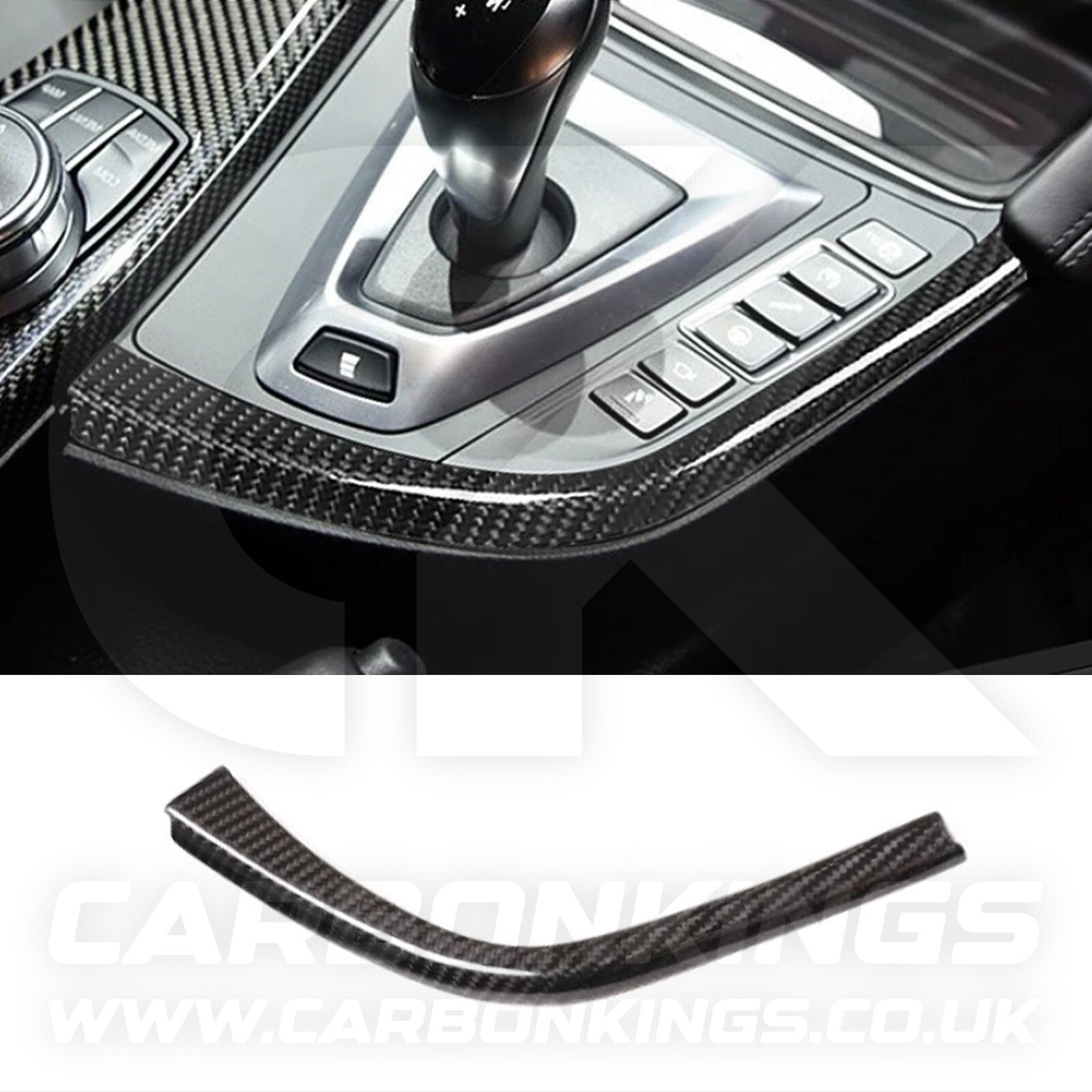 Carbon Fibre Gear Shifter Knob Surrounding Trim for BMW F80 M2 M3 F82 F83 M4 F87