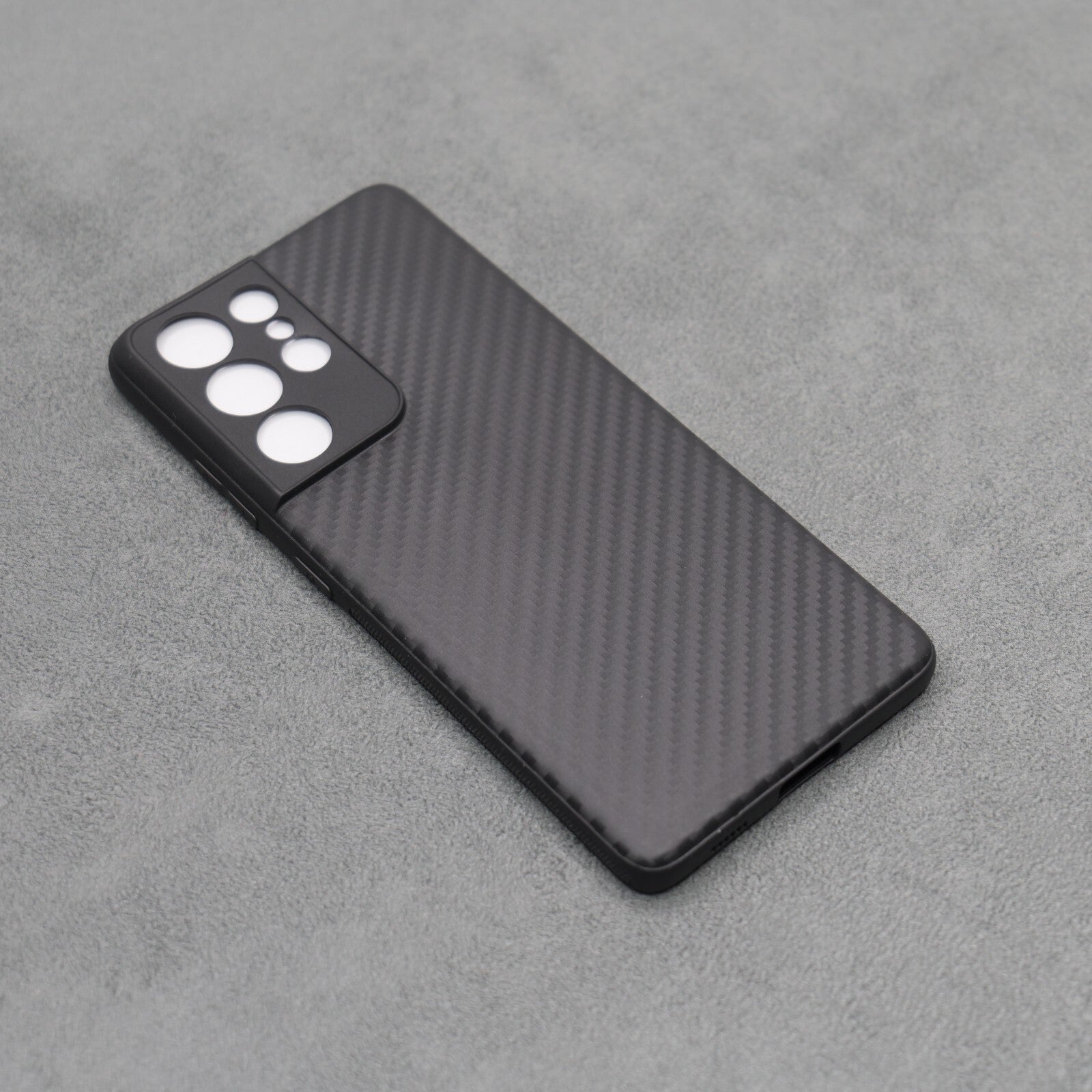 Carbon Fibre Thin Samsung Galaxy Phone Case S20 S21 S22 S23 S24 FE Plus Ultra +