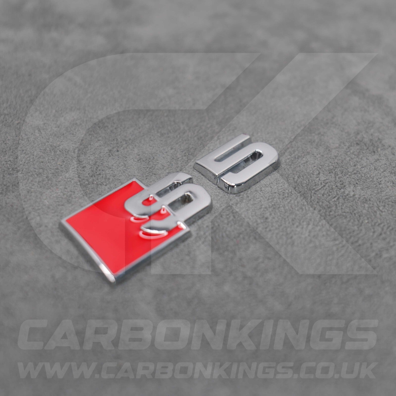 Audi S5 Silver Chrome Boot Rear Badge Letters Logo Emblem B8 8T B8.5 8.5T B9 B10