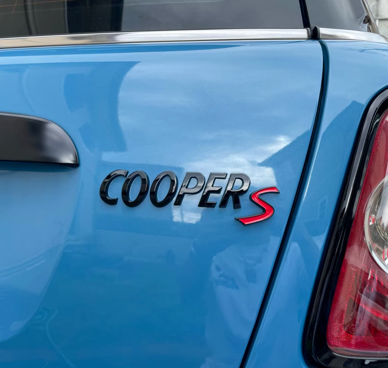 Mini Gloss Black Cooper S Boot Badge Letters R53 R56 F56 R55 R52 R57 R58 R59 R60