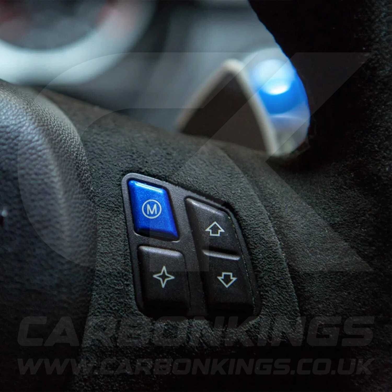 BMW Metallic Blue Steering Wheel M Mode Button for E90 E92 E93 M3 4.0 V8 Coupe