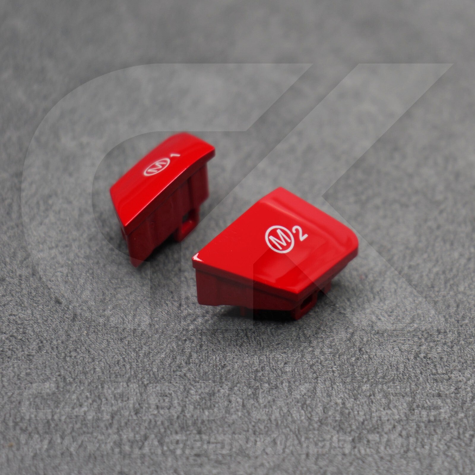 BMW Red M1 & M2 Buttons Set for M2 M3 M4 M5 M6 X5M X6M F80 F82 F83 F85 F87 F10