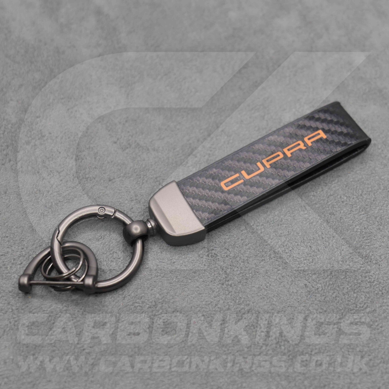 CUPRA Carbon Fibre Key Ring Chain VZ Born Ateca Leon Formentor Tavascan Terramar