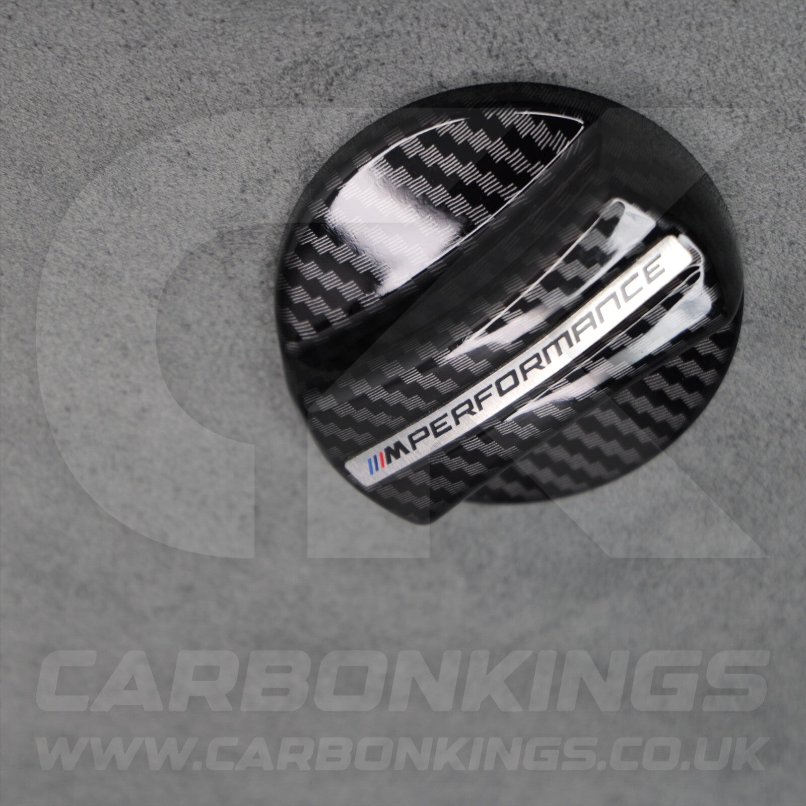 BMW Carbon Fibre Style M Performance Fuel Cap Filler Cover 1 2 3 4 5 6 Series