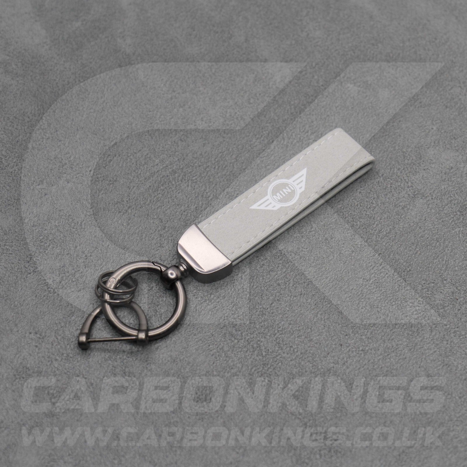 Mini Suede Key Ring Chain Cooper Countryman Aceman S Alcantara Premium Car
