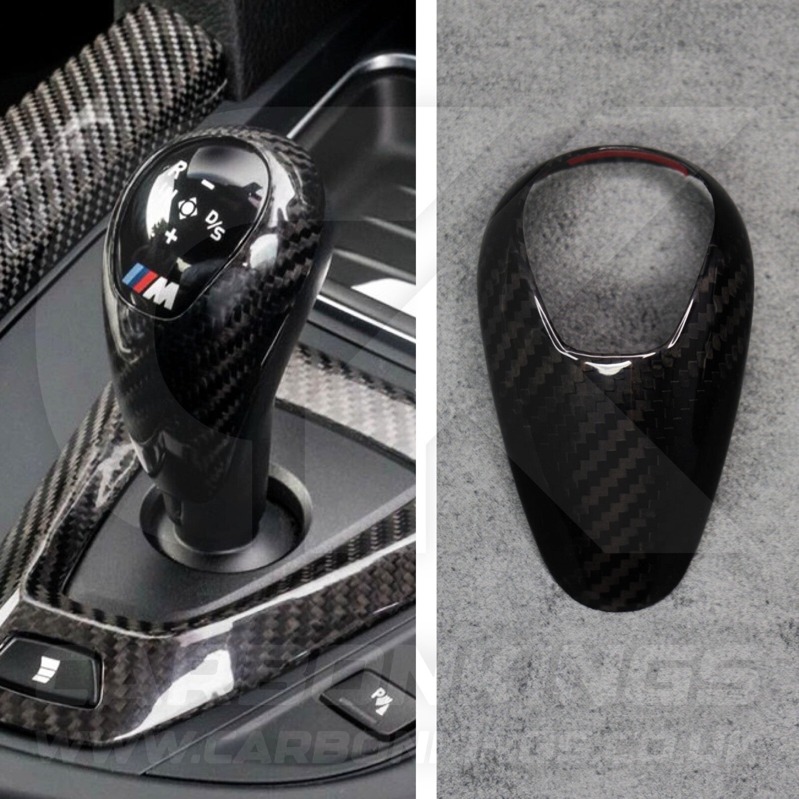 BMW Genuine Carbon Fibre Gear Knob Trim F80 M3 F82 M4 M5 M6 X5M F87 M2 F82 F83