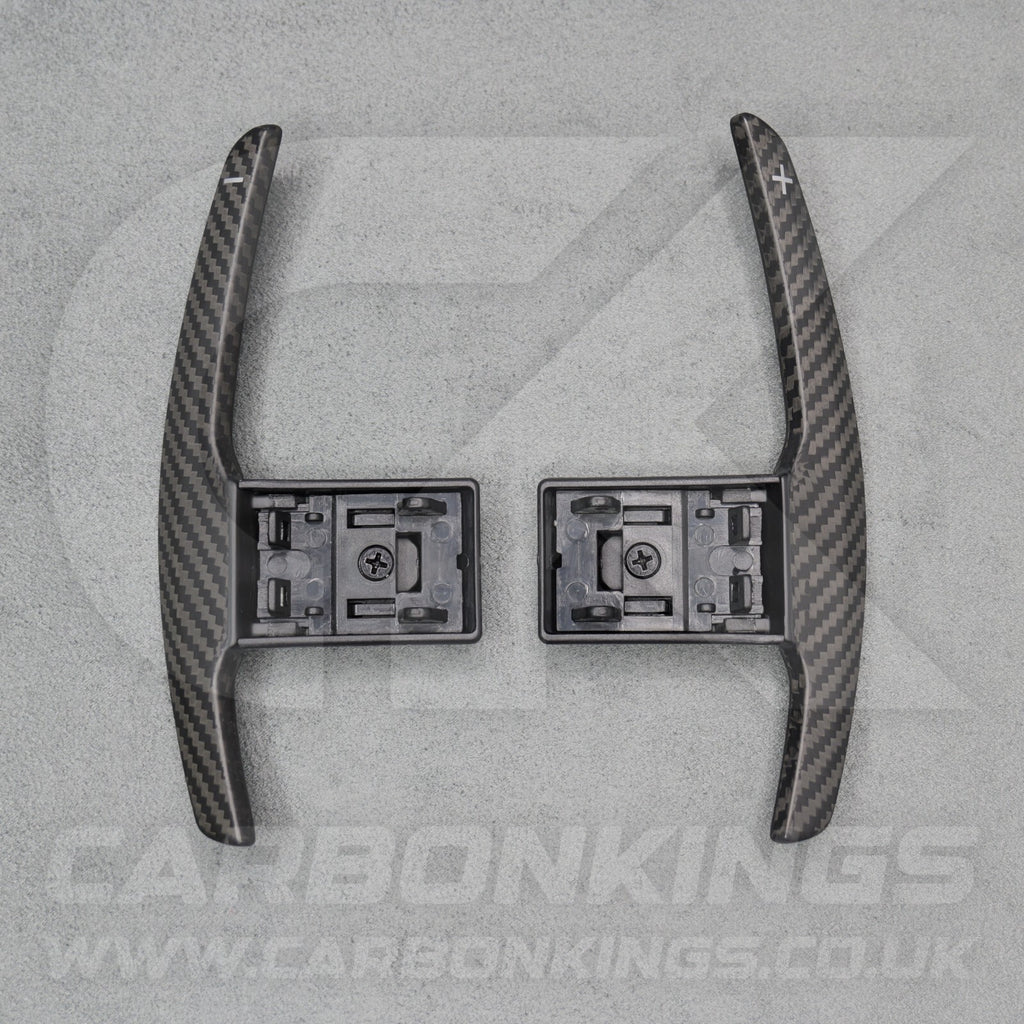 Satin Carbon Fibre Shifter Paddles for BMW M3 M4 M2 F80 F82 F87 M5 M6 X5M X6M M