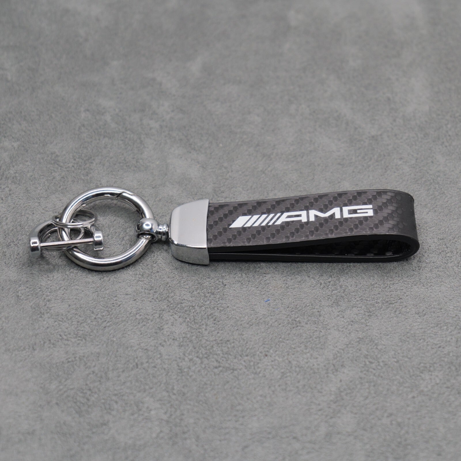 Mercedes AMG Carbon Fibre Key Ring Chain Premium Durable C63 C43 A45 E63 S63 A35