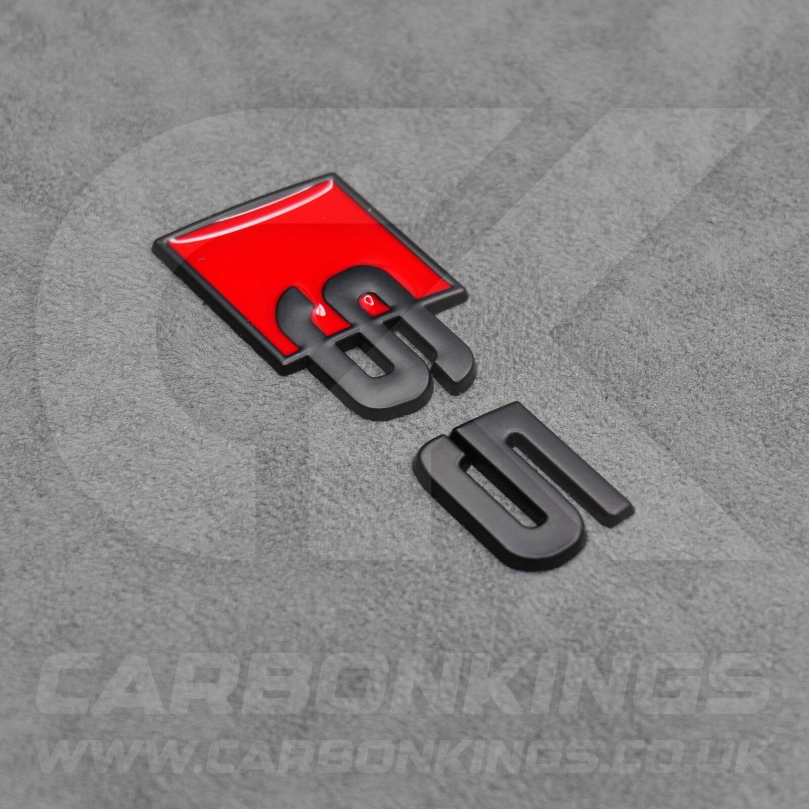 Audi S5 Matte Black Boot Rear Badge Letters Logo Emblem B8 8T B8.5 8.5T B9 B10