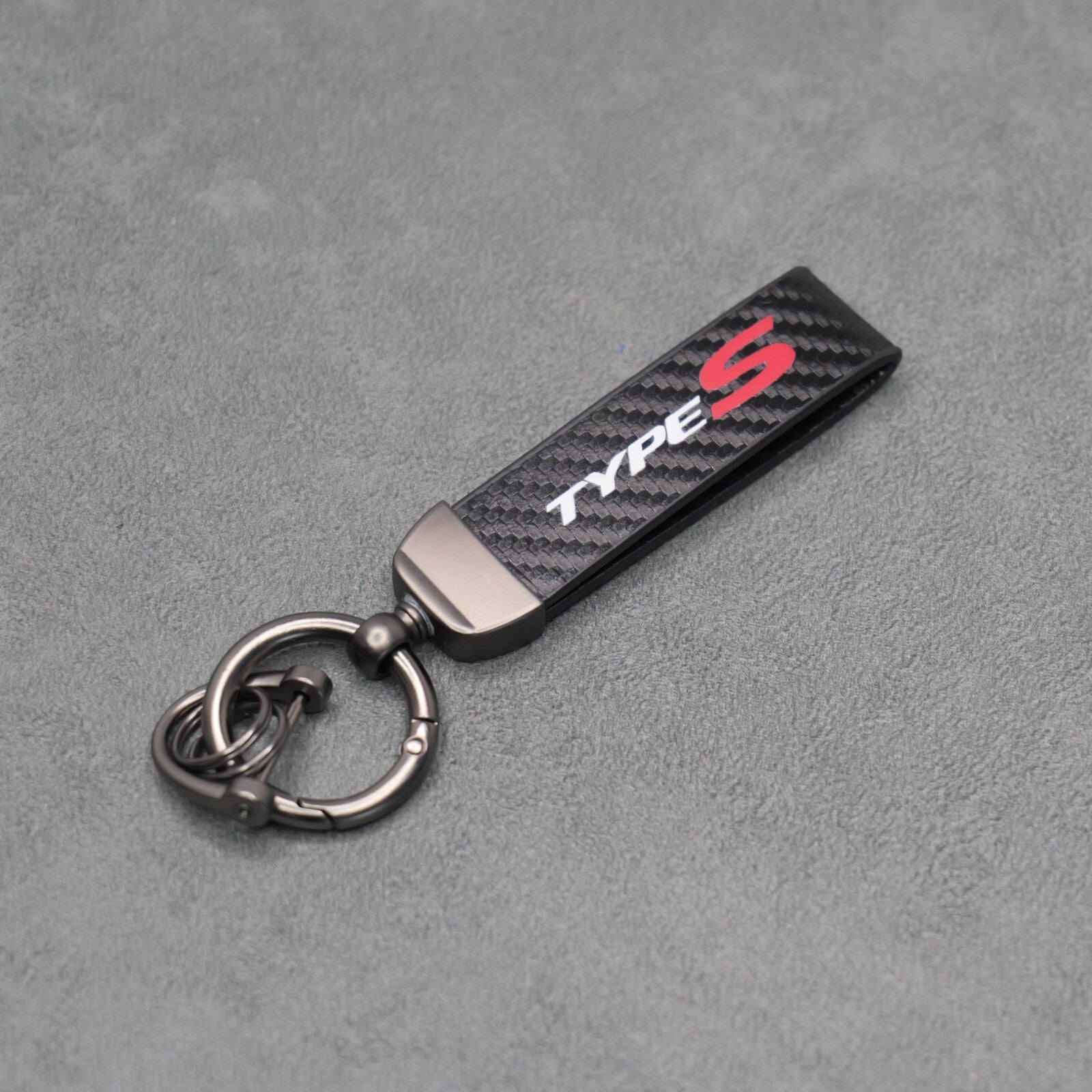 Honda Type S Carbon Fibre Key Ring Chain Premium & Durable Civic EP3 FK2 FK8 FL5