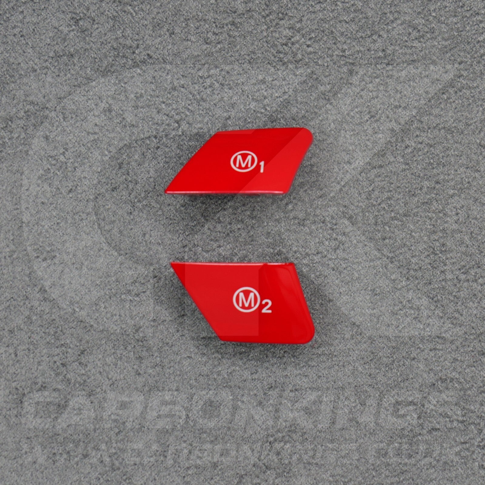 BMW Red M1 & M2 Buttons Set for M2 M3 M4 M5 M6 X5M X6M F80 F82 F83 F85 F87 F10