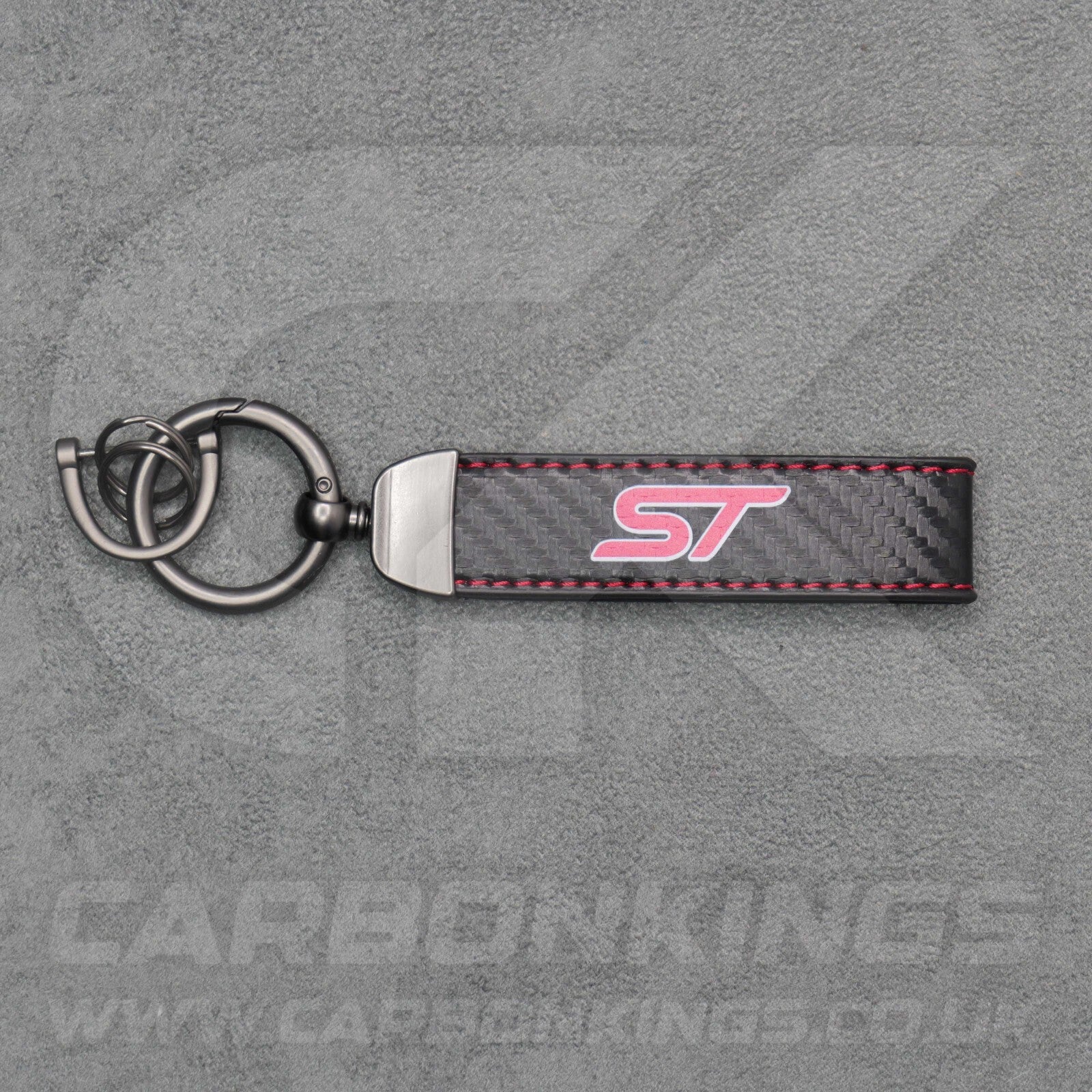Ford ST Carbon Fibre Car Key Ring Chain Focus Fiesta Puma Premium & Durable