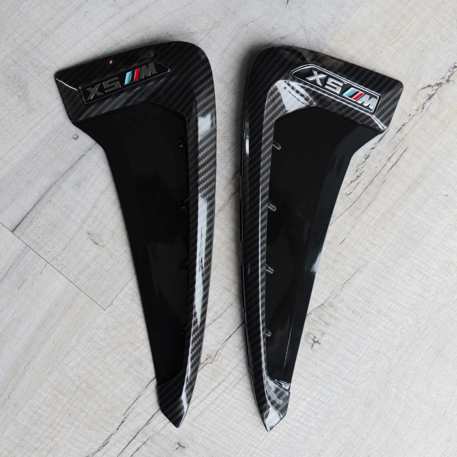 BMW X5M F85 Carbon Fibre Style Side Fender Vent Trims F15 X5 SUV M