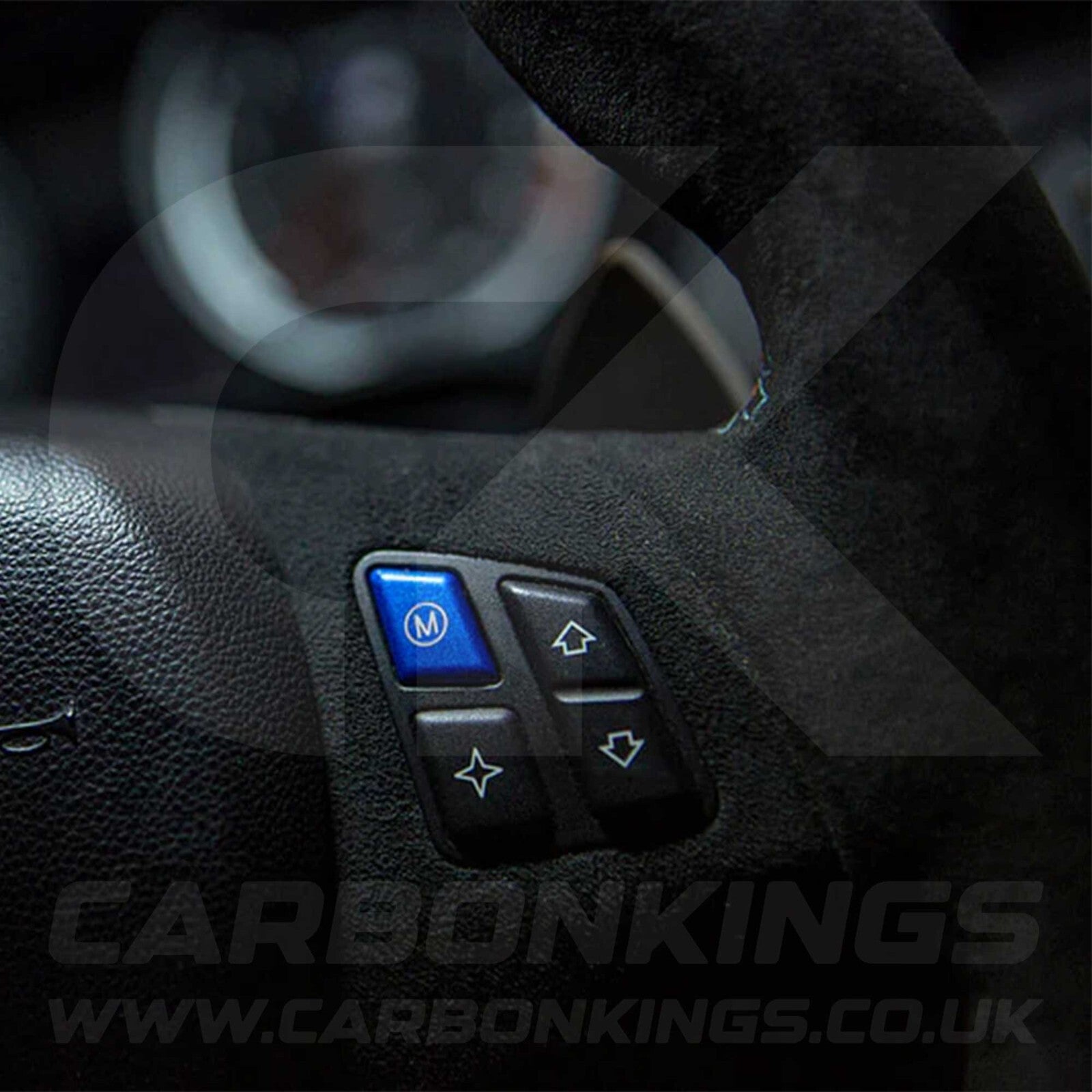 BMW Metallic Blue Steering Wheel M Mode Button for E90 E92 E93 M3 4.0 V8 Coupe