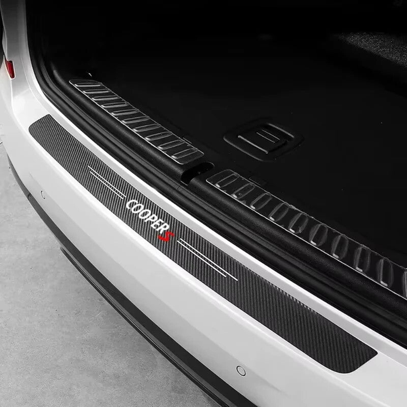 Mini JCW John Cooper Works Carbon Fibre Style Anti Scratch Boot Protector Lining