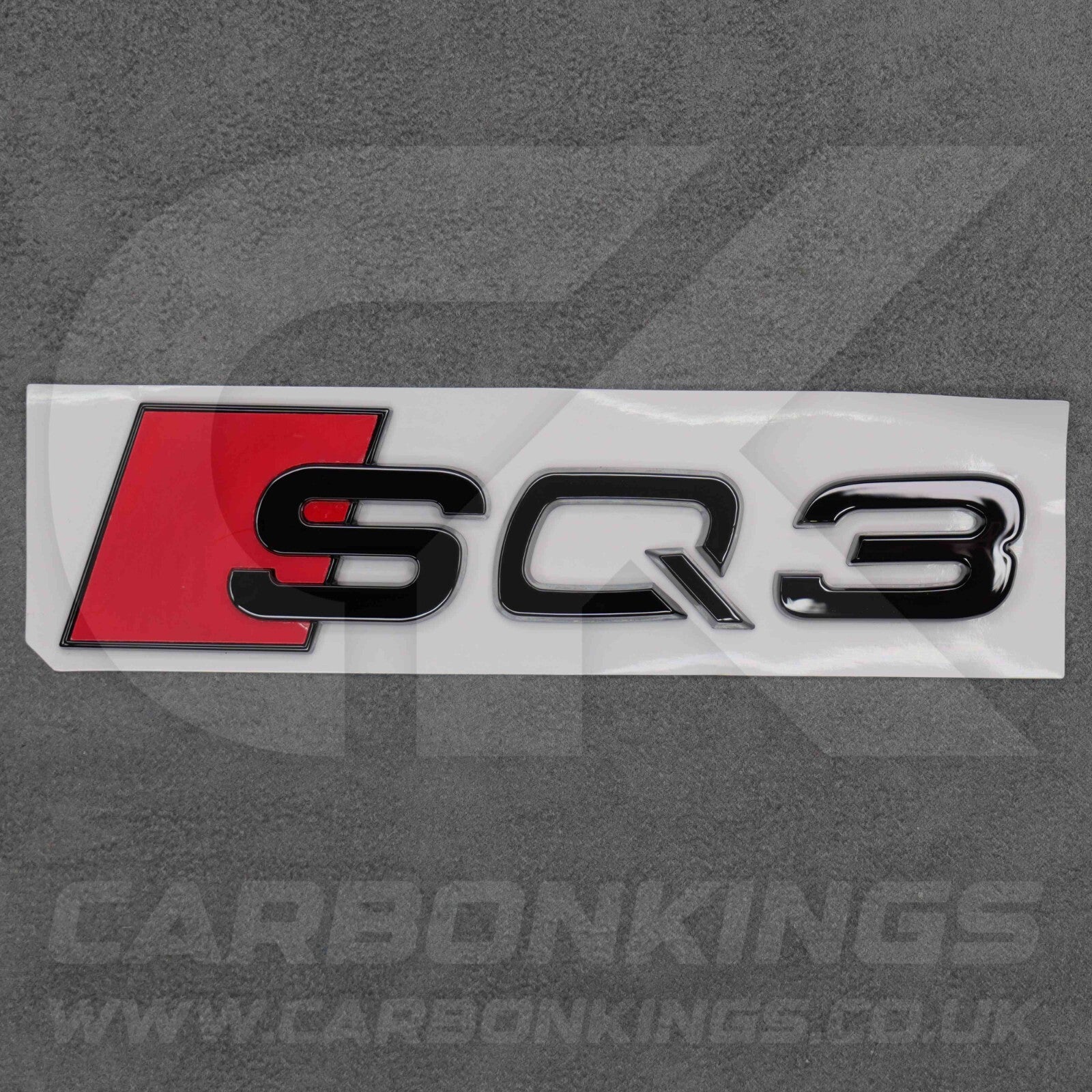 122 x 31mm Audi SQ3 Gloss Black Boot Rear Badge Letters Logo Emblem S 8U F3