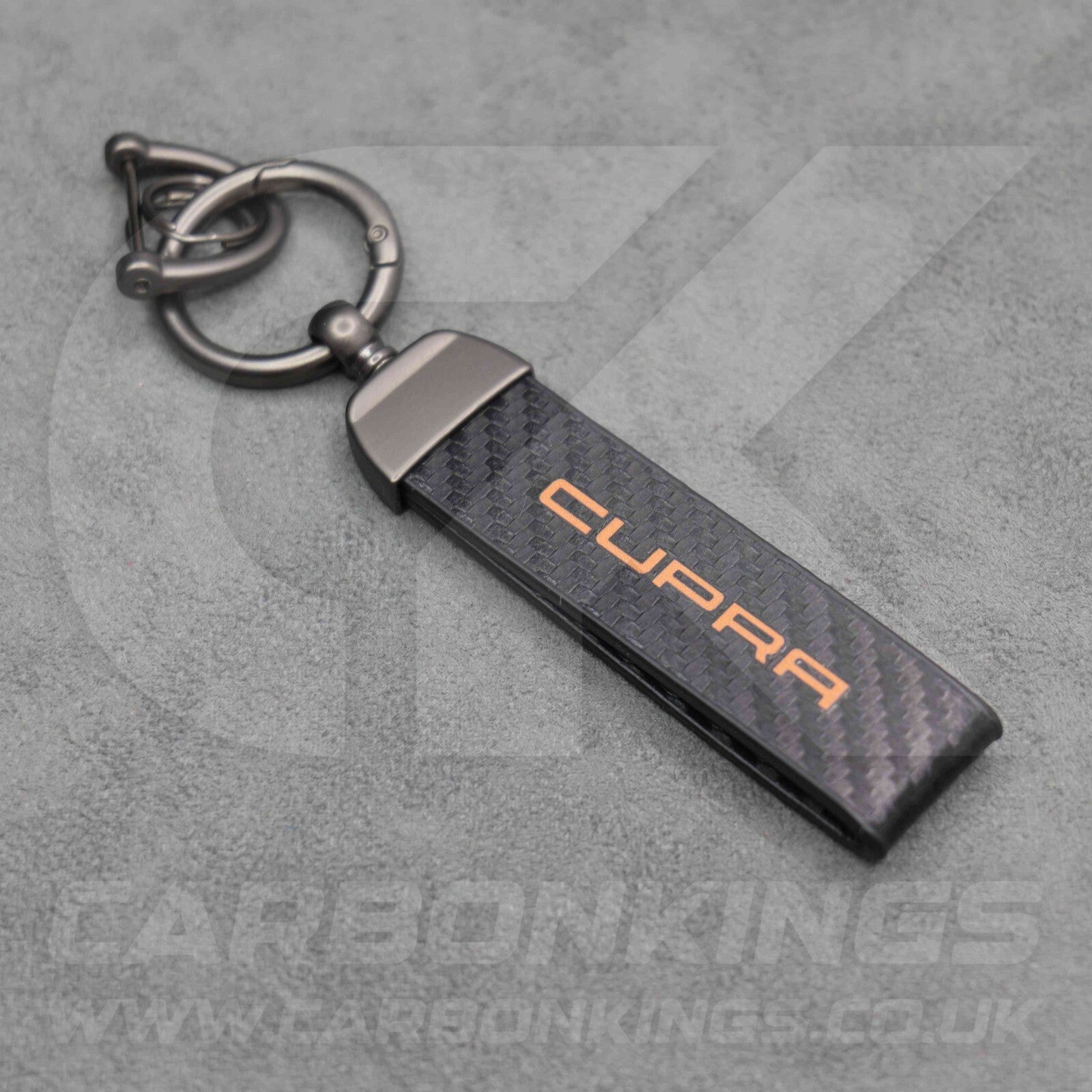 CUPRA Carbon Fibre Key Ring Chain VZ Born Ateca Leon Formentor Tavascan Terramar