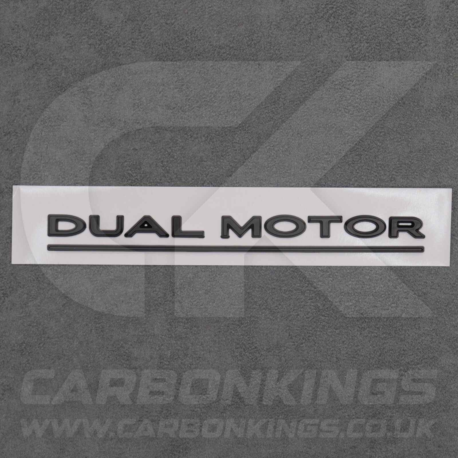 Tesla Matte Black Dual Motor Rear Boot Badge Letters Model S 3 X Y Performance