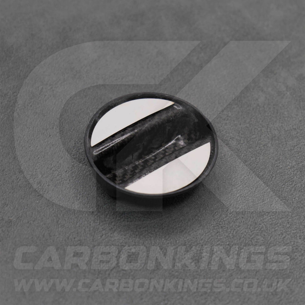 Toyota GR Sport Real Carbon Fibre Gazoo Racing Fuel Filler Cap Yaris Supra GR86