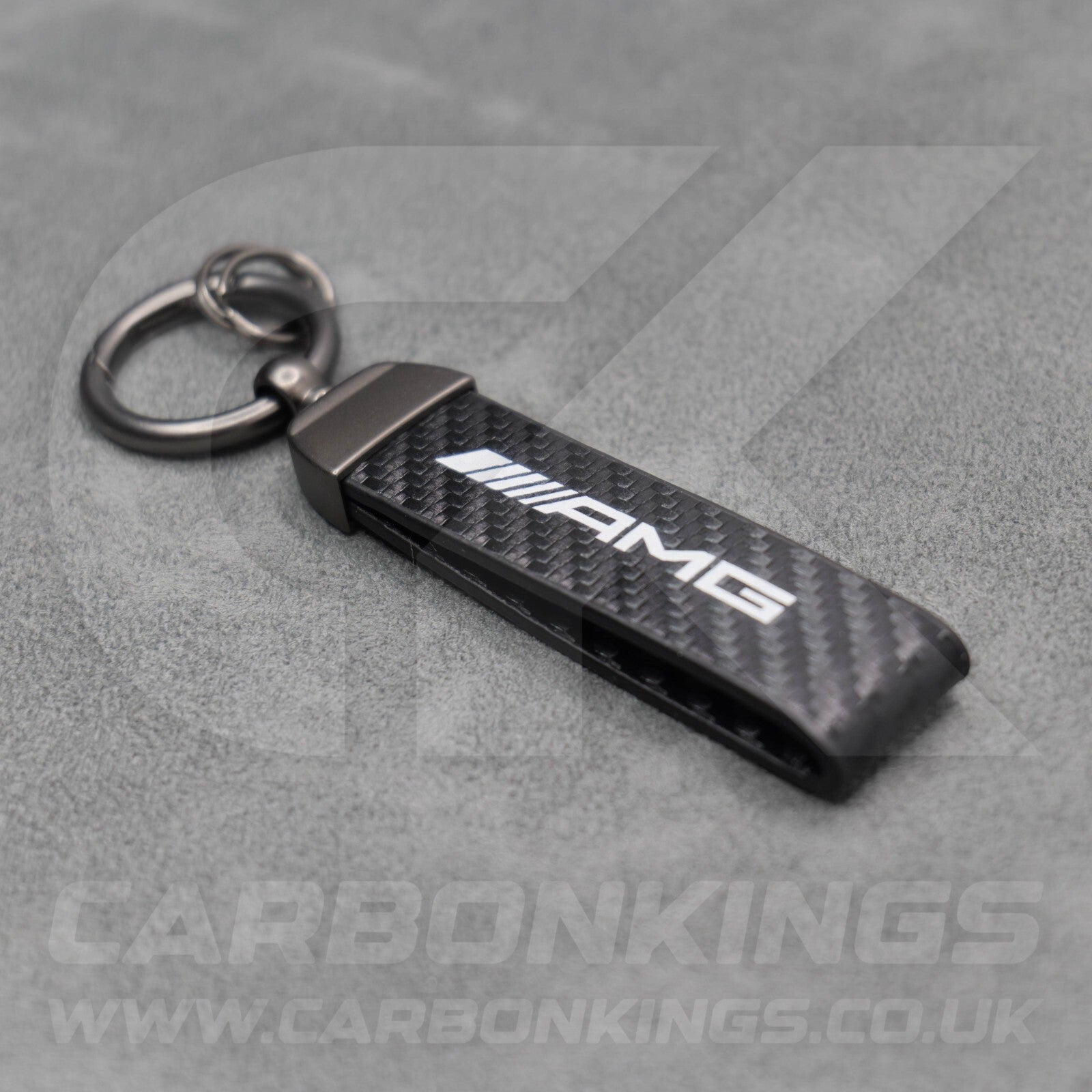 Mercedes AMG Carbon Fibre Key Ring Chain Premium Durable C63 C43 A45 E63 S63 A35