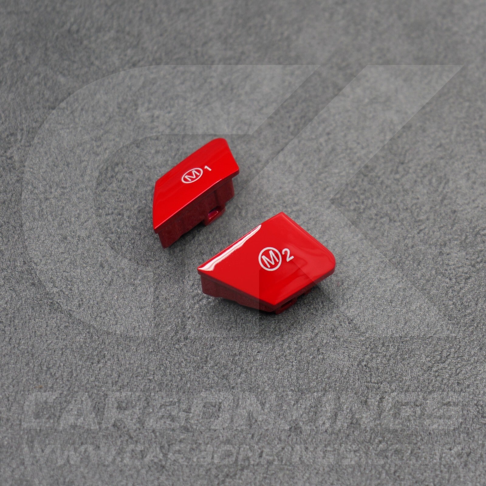 BMW Red M1 & M2 Buttons Set for M2 M3 M4 M5 M6 X5M X6M F80 F82 F83 F85 F87 F10