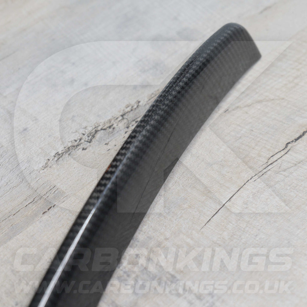 Alfa Romeo Giulia Quadrifoglio Real Carbon Fibre V Shield Grill Frame Cover Trim
