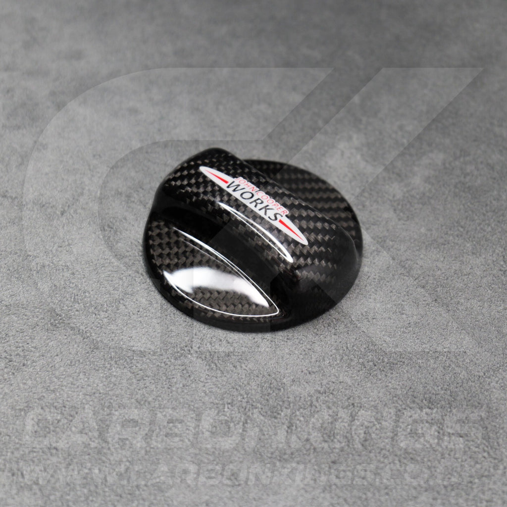 MINI Cooper JCW Genuine Carbon Fibre Fuel Filler Cap Cover R56 R55 R53 R52 R50 +