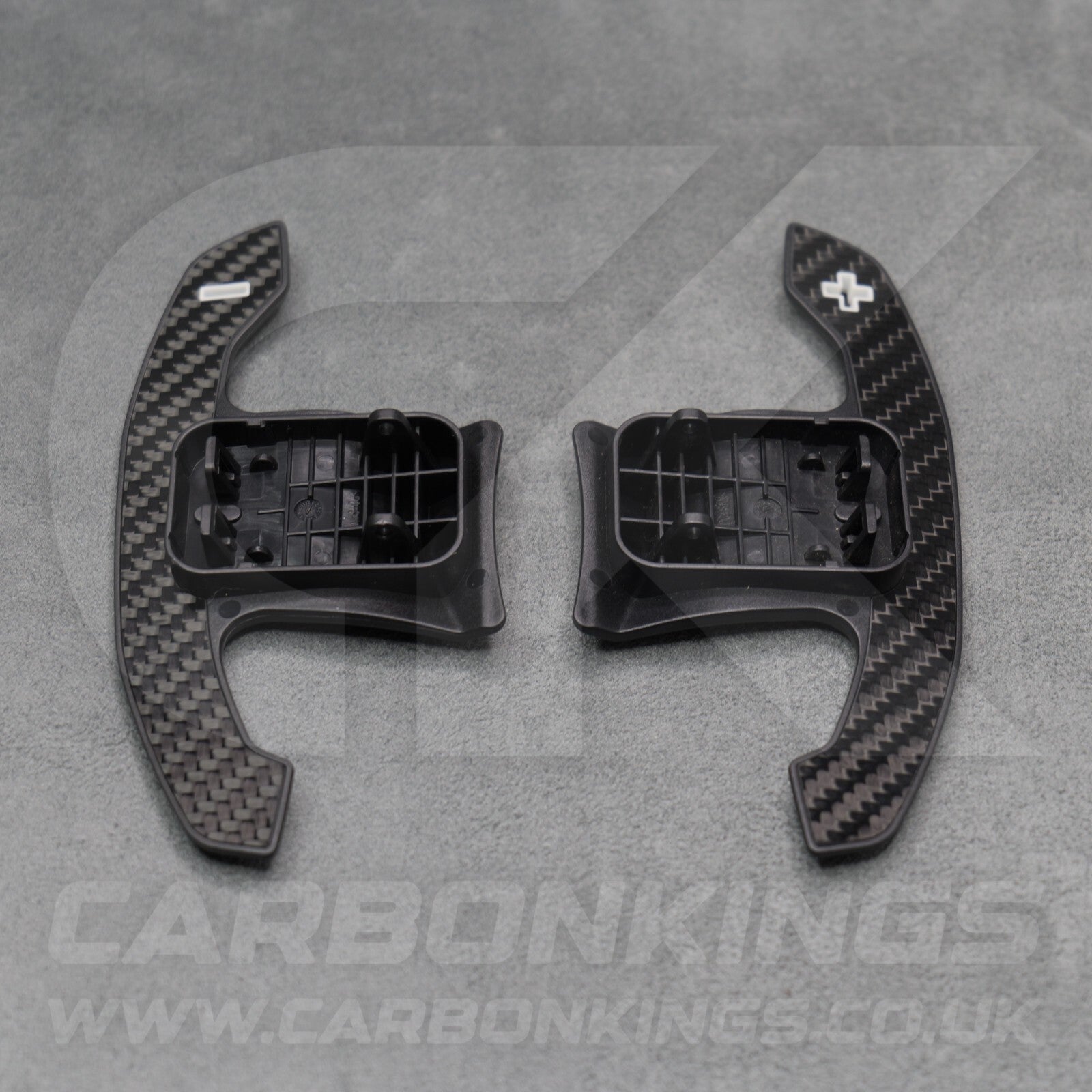 Toyota GR Supra Carbon Fibre & White Gear Shifter Paddles J29/DB A90/A9 2019+