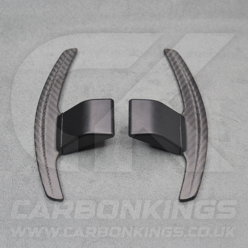 Satin Carbon Fibre Shifter Paddles for BMW M3 M4 M2 F80 F82 F87 M5 M6 X5M X6M M
